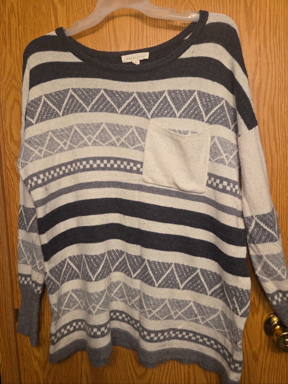 love Stitch medium wool blend sweater